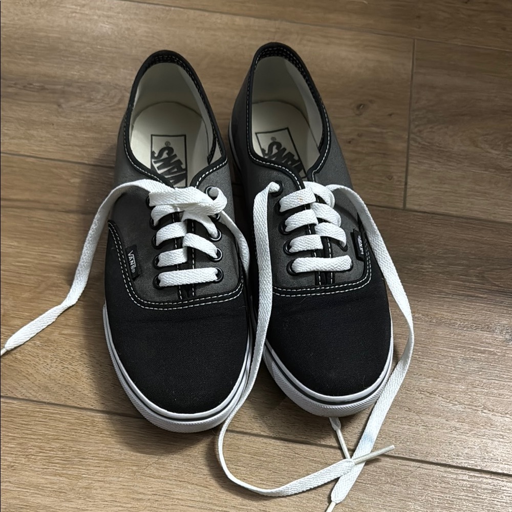 Vans Black and Gray Sneakers